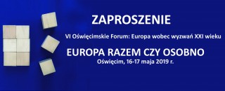 EUROPA RAZEM CZY OSOBNO Zaproszenie