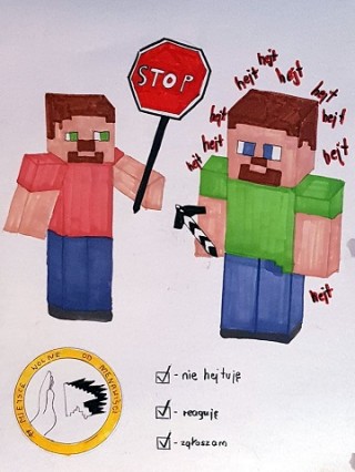 HATE OFF! SERFUJ BEZ NIENAWISCI! plakat